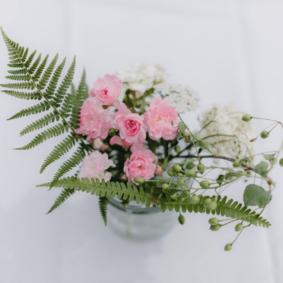 květiny na stůl mini