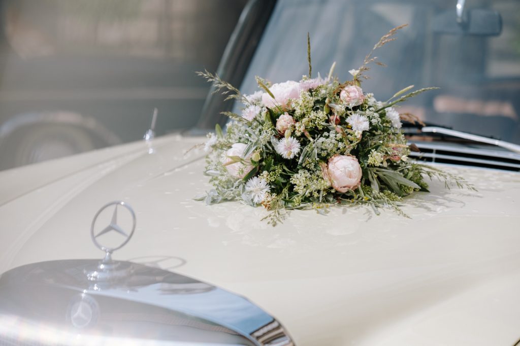 Svatba na zámku pivoňky