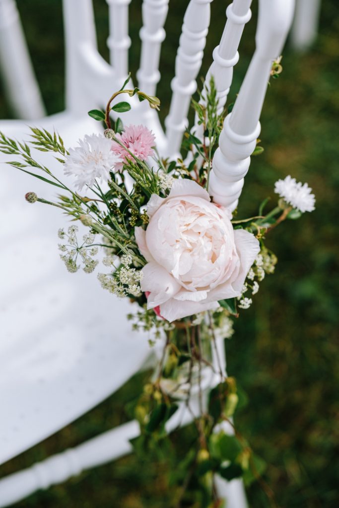 Svatba na zámku pivoňky